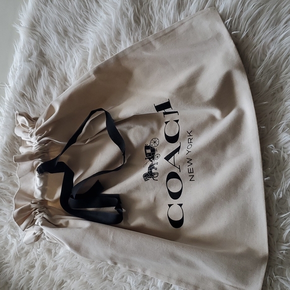 Coach Dust Bag Drawstring Brand New Without Tag Size 21.5" X 24.5" - Picture 6 of 7